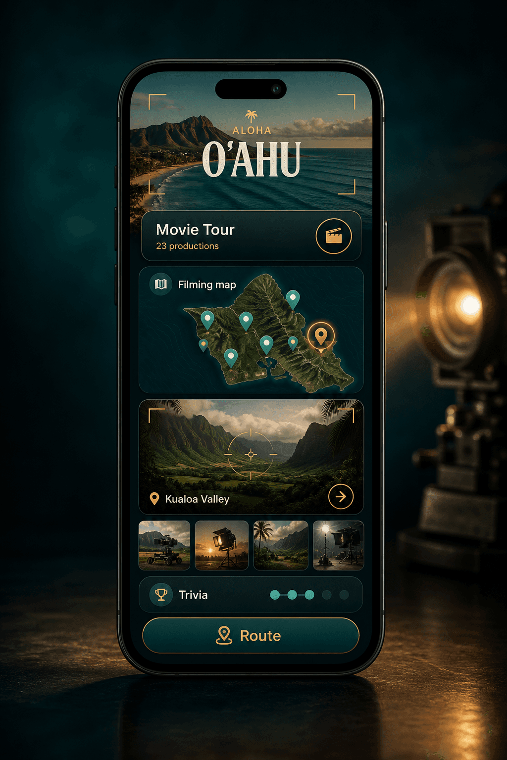Aloha Oʻahu branded Movie Tour experience