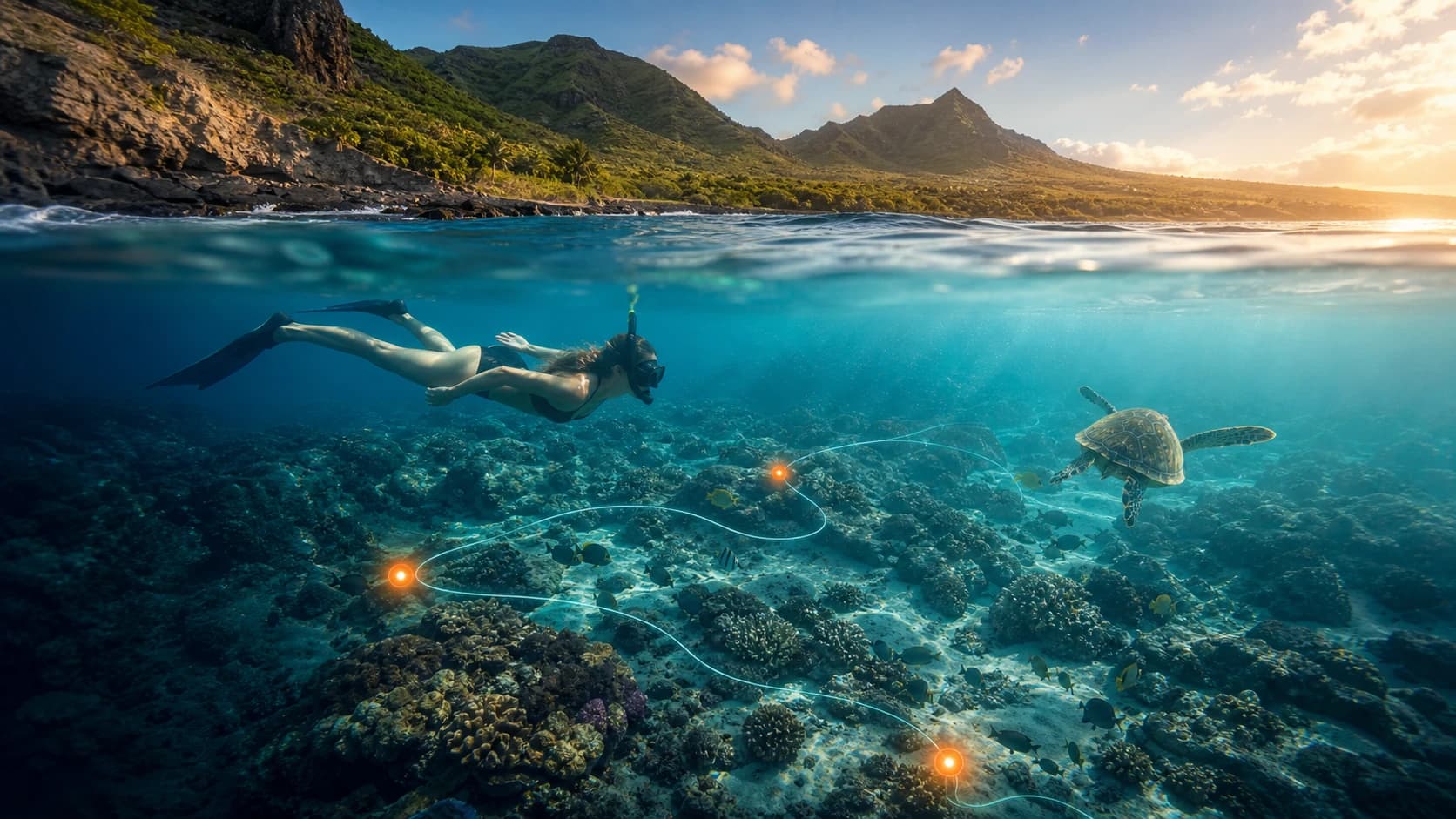 An Oʻahu reef revealed through visibility and habitat intelligence
