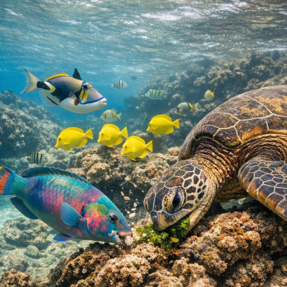 Common wildlife species at Hanauma Bay
