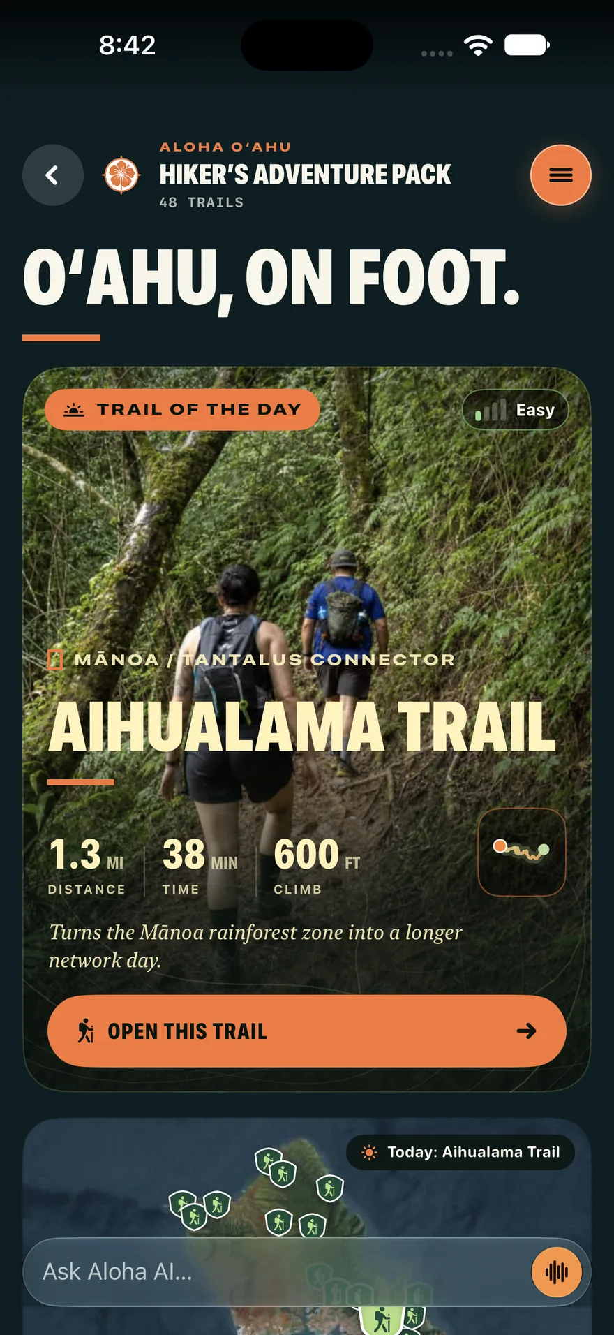 Trail of the day