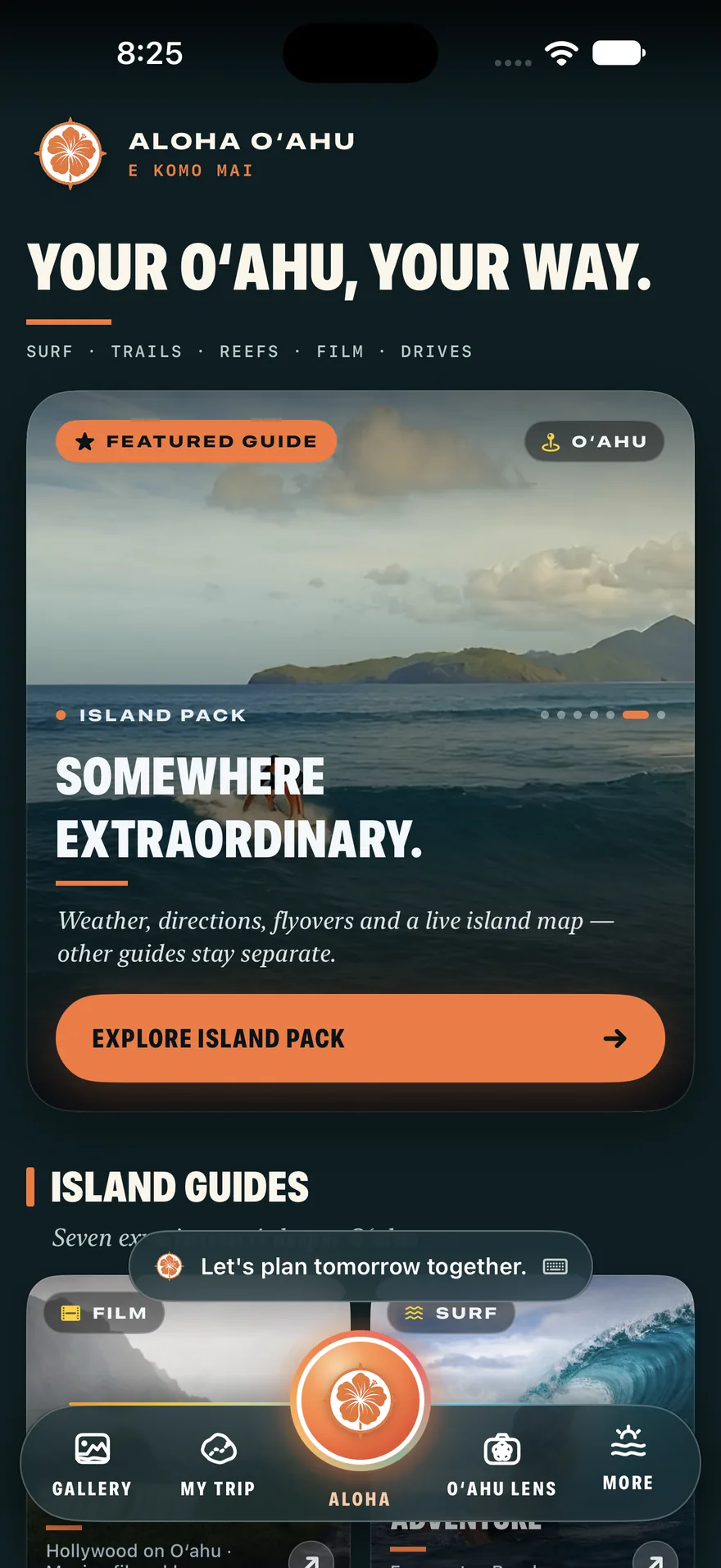 The island, connected