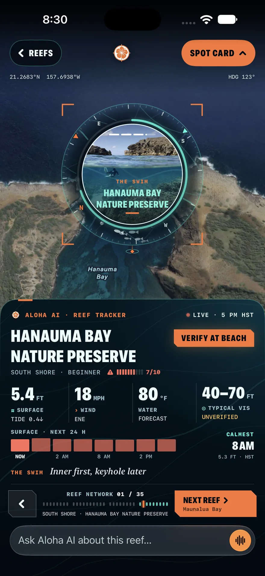 Reef tracker